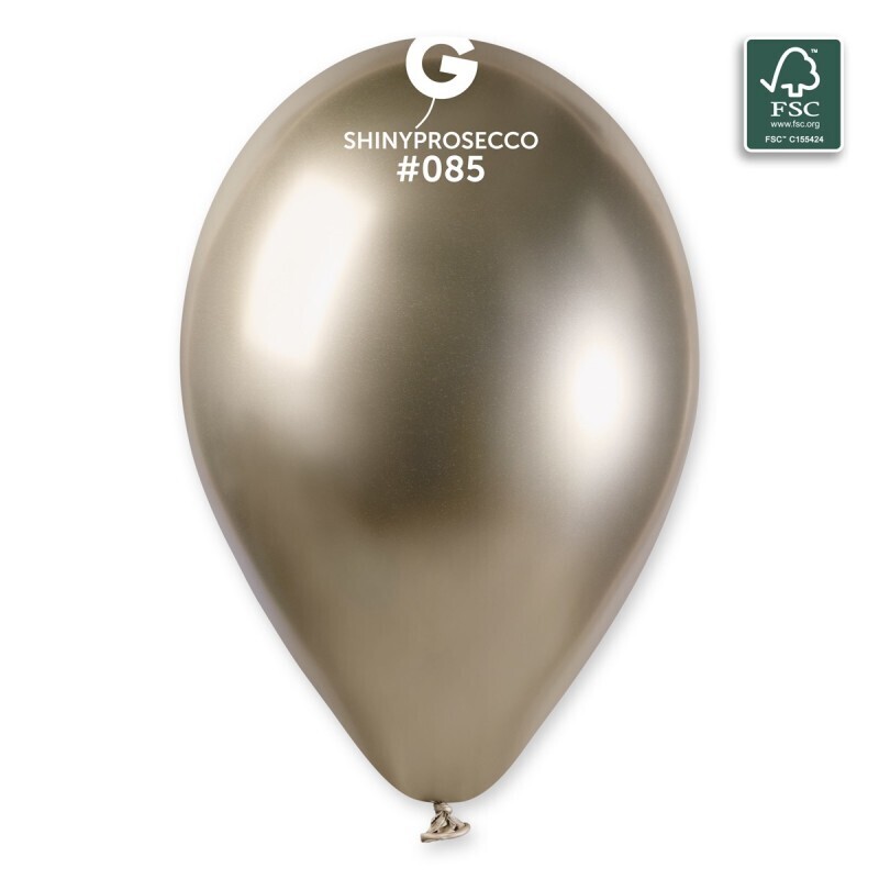 13" Latex Balloon- Shiny Prosecco #085