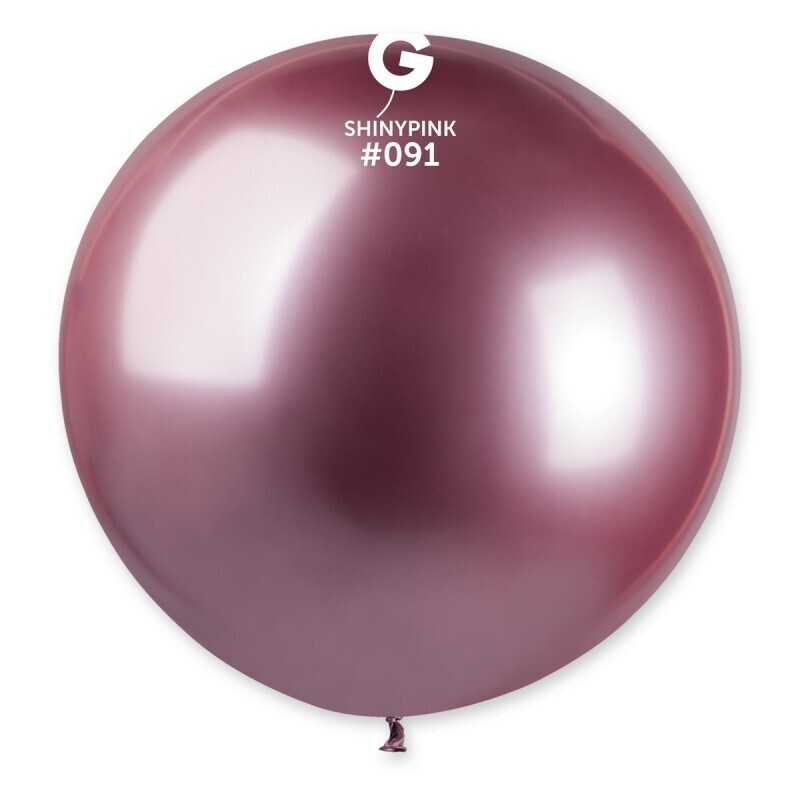 31" Latex Balloon- Shiny Pink #91