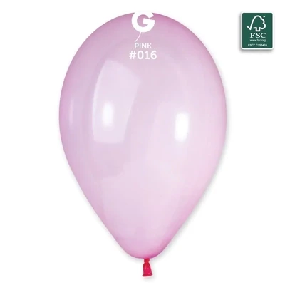 13" Latex Balloon-Crystal Pink #016