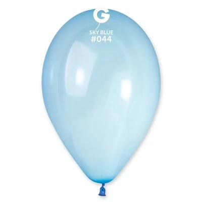 13" Latex Balloon-Crystal Sky Blue#044