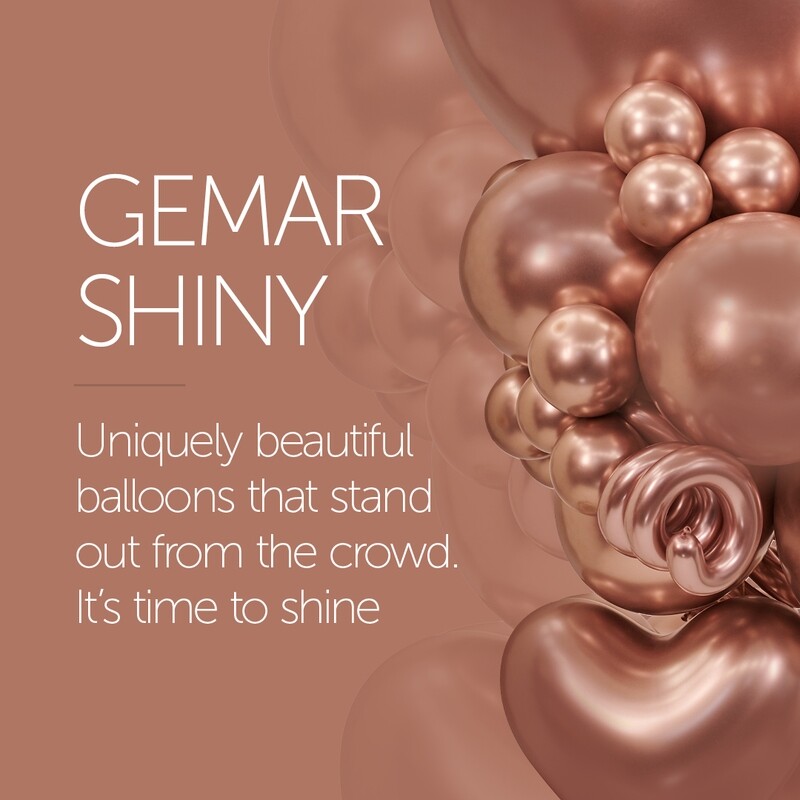 31" Latex Balloon- Shiny Rose Gold #96
