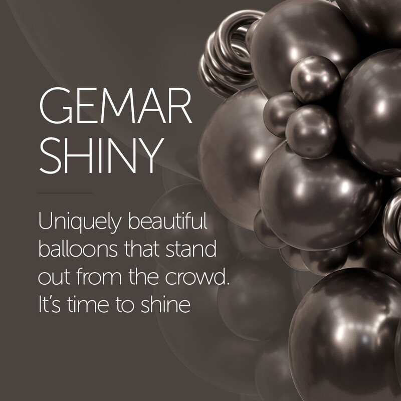 31" Latex Balloon- Shiny Space Grey #090