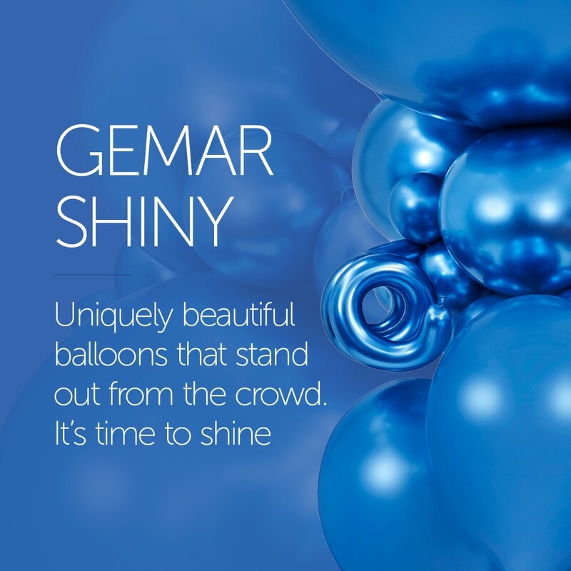 5" Latex Balloon- Shiny Blue #092