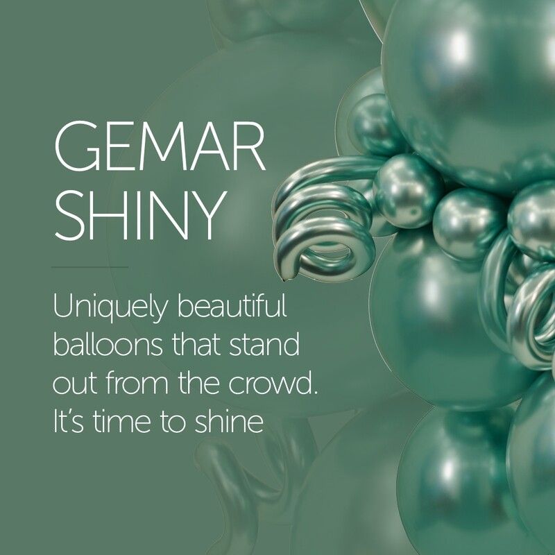 13" Latex Balloon- Shiny Green #093