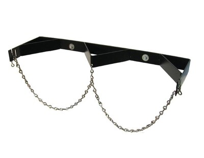 Helium Dual Cylinder Wall Bracket Dual Cylinder Wall Bracket Safety bracket to hold two helium tanks