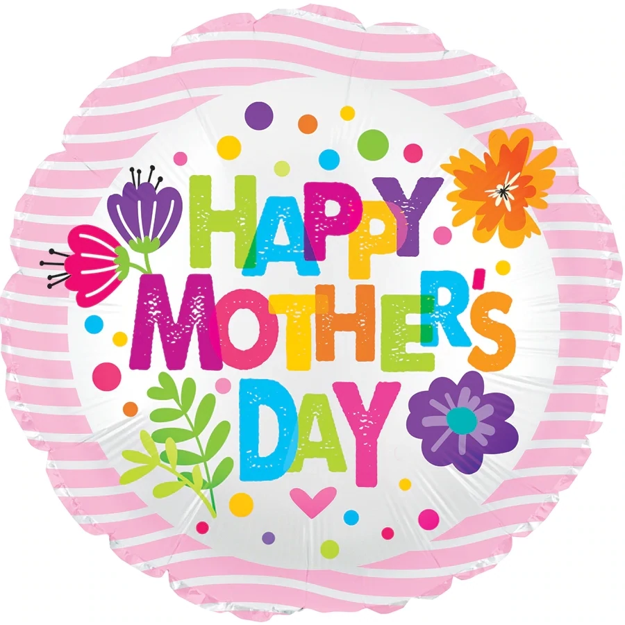 17&quot; Happy Mother&#39;s Day Dancing Font  Balloon