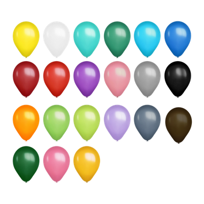 11" Standard Color Custom Latex Balloons