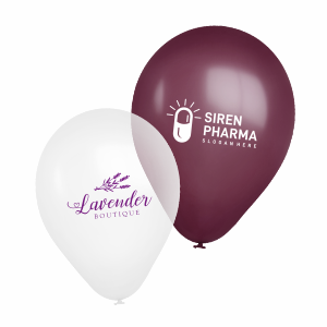 Crystal Colored Custom Printed Latex Balloons
