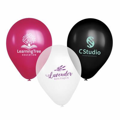 9" Crystal Color Custom Latex Balloons