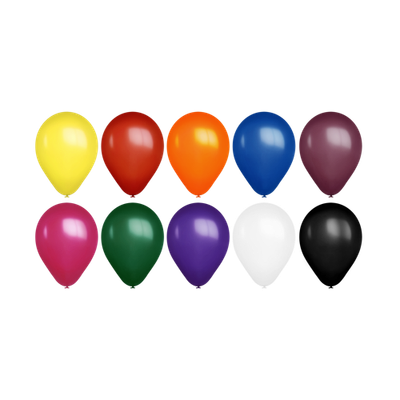 11" Crystal Color Custom Latex Balloons