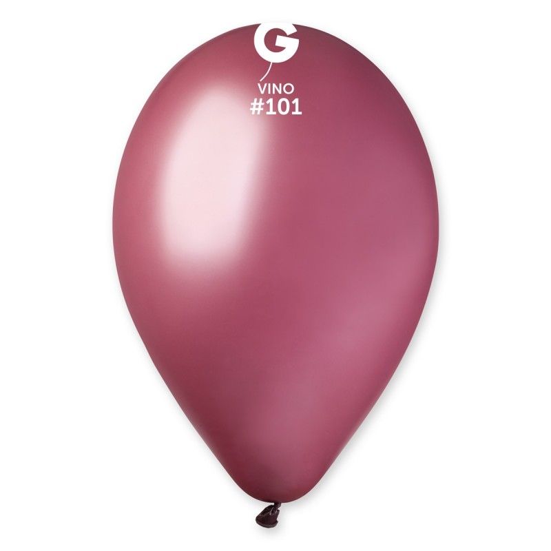 12 12" Latex Balloon- Vino #101 - G110