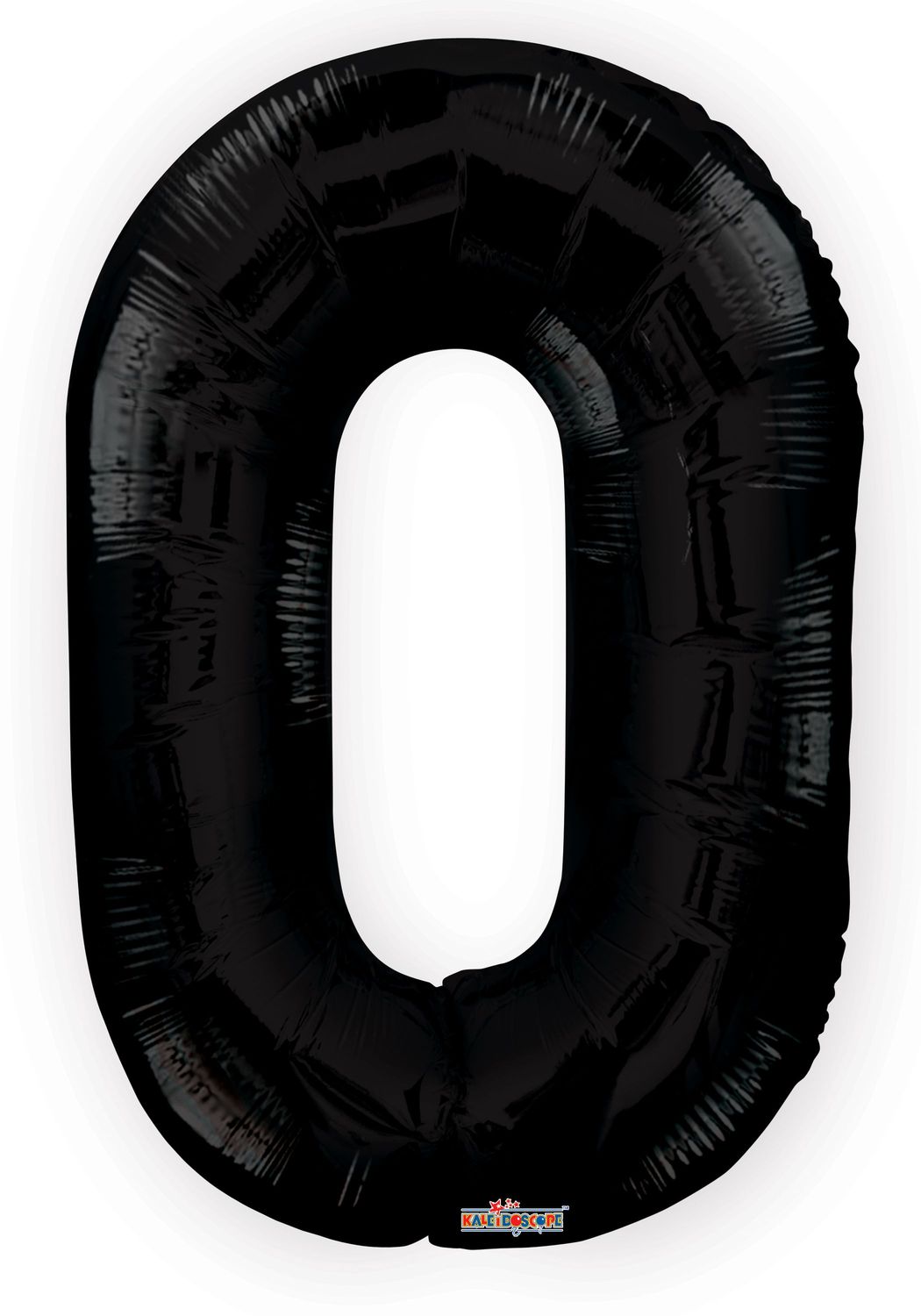 34&quot; Black Foil Number &quot;0&quot; Balloon