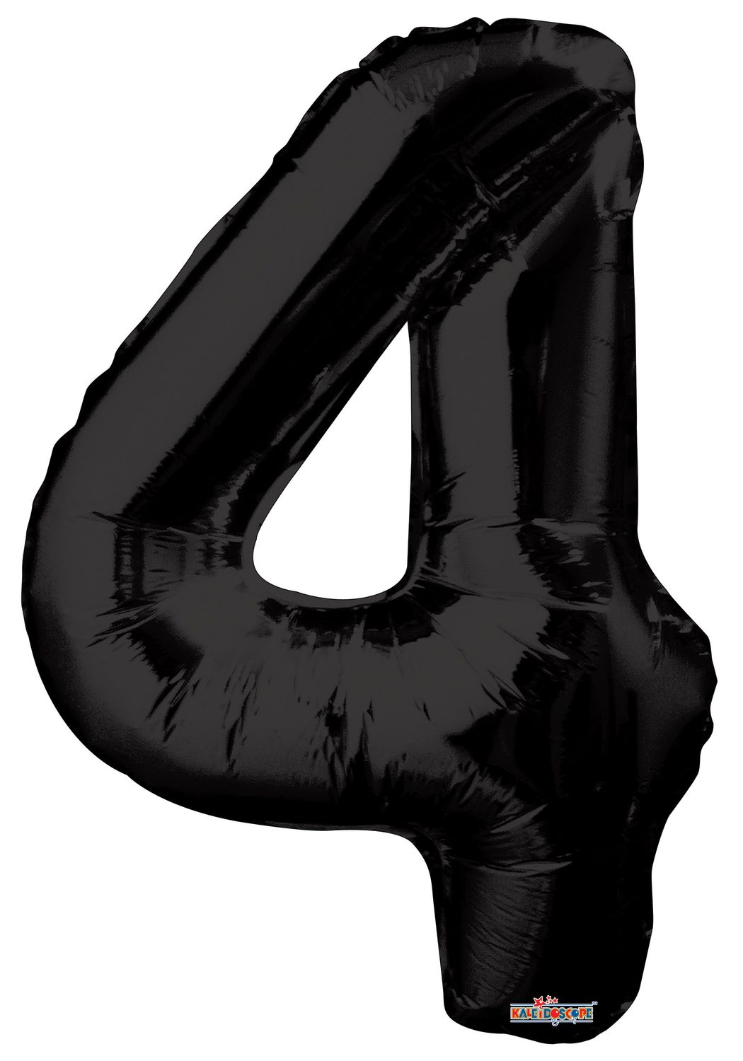 34&quot; Black Foil Number &quot;4&quot; Balloon