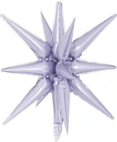 Starburst 3D Foil Balloon 40 Starburst 3D Foil Balloon 40" Jumbo Lilac