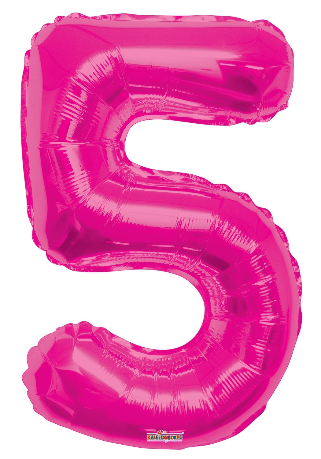 34&quot; Pink  Foil Number &quot;5&quot; Balloon