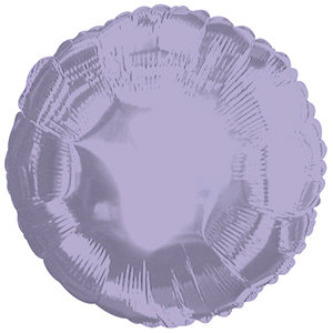 17&quot; Lavender Round Foil Balloon