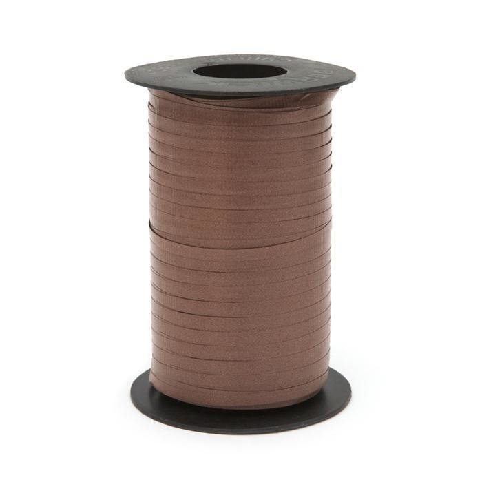Brown Curling Ribbon