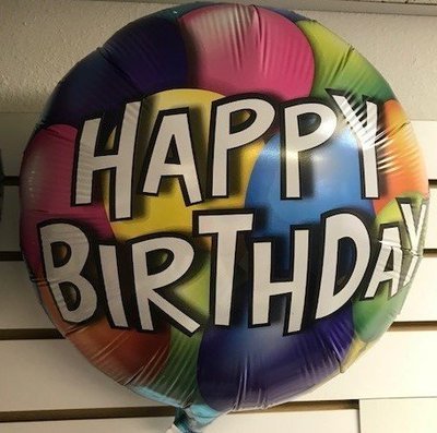 17" Happy Birthday Foil Balloons