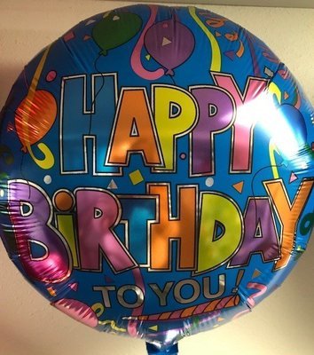 17"Happy Birthday to You Foil Balloon