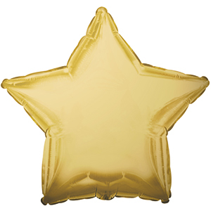 18&quot; Gold Star Foil Balloon