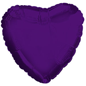 18&quot; Purple Heart Foil Balloon