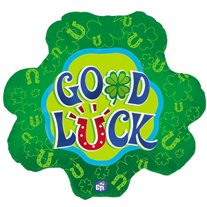 17&quot; Good Luck Shamrock Foil Balloon