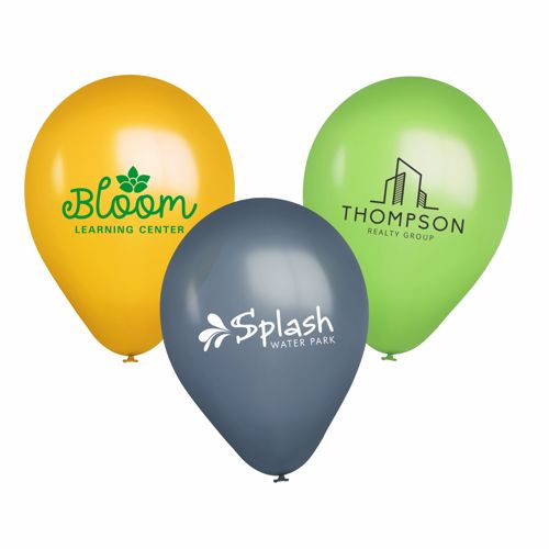 11 11" Standard Color Custom Latex Balloons