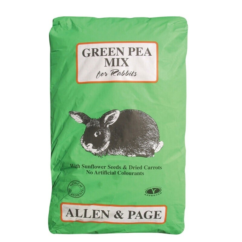 Allen &amp; Page Green Pea Rabbit Mix 20kg