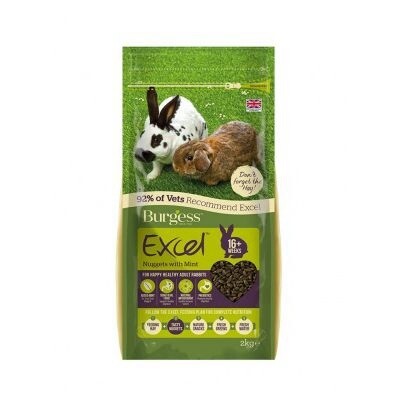 Burgess Excel Rabbit Nuggets with Mint 1.5kg