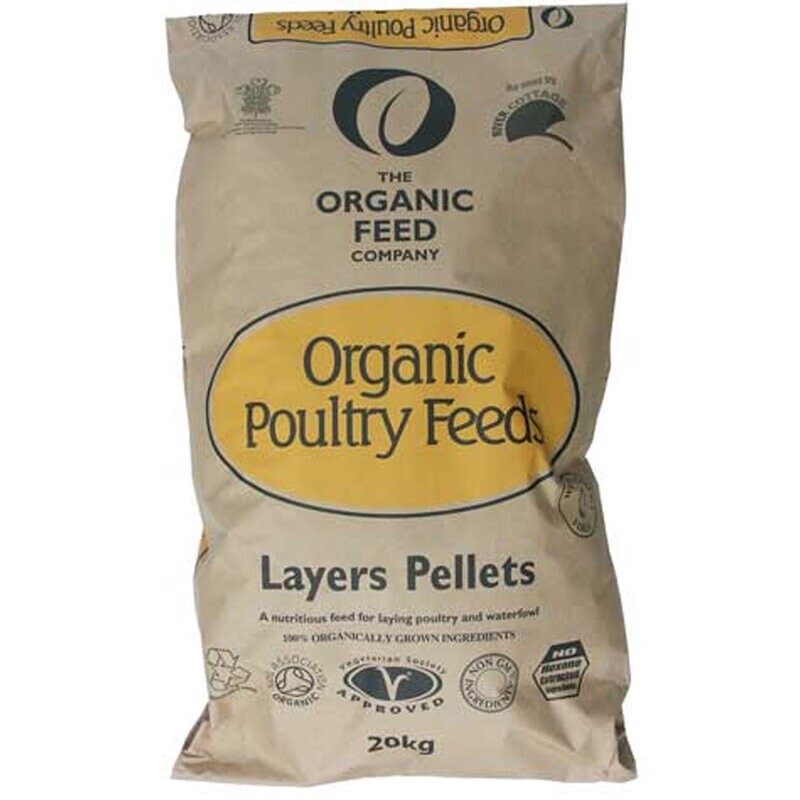 Allen & Page Organic Feed Company Layers Pellets 20kg