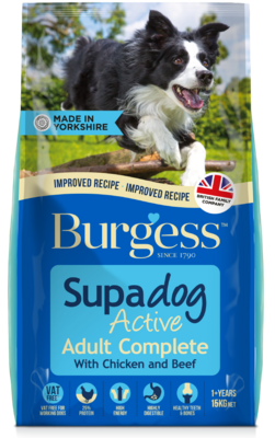 Burgess Active Dog with Chicken and Beef 12.5kg