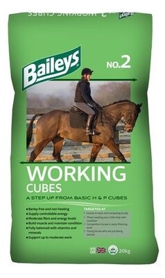 Baileys No.2 Horse & Pony Working Cubes 20kg