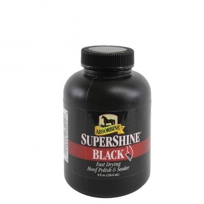 Absorbine SuperShine Hoof Polish &amp; Sealer Black 237ml