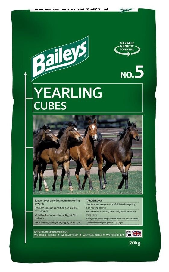 Baileys No.5 Yearling Cubes 20kg