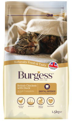 Burgess Adult Cat Chicken &amp; Duck