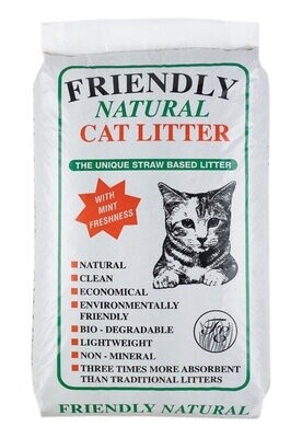Friendly Natural Cat Litter 8kg, Size: 8kg