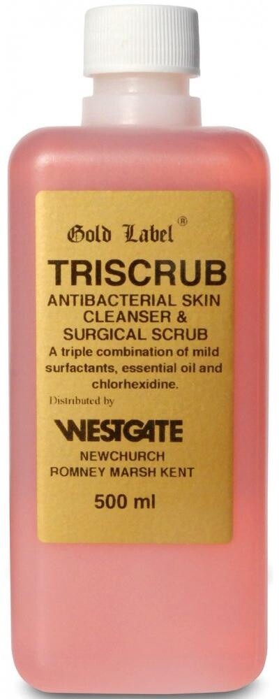 Gold Label Triscrub Wash 500ml