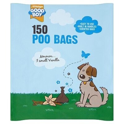 Good Boy Vanilla Poo Bags x 150