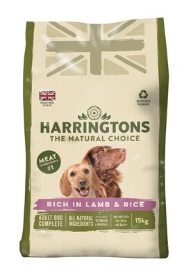 Harrington Adult Dog Lamb &amp; Rice 15kg