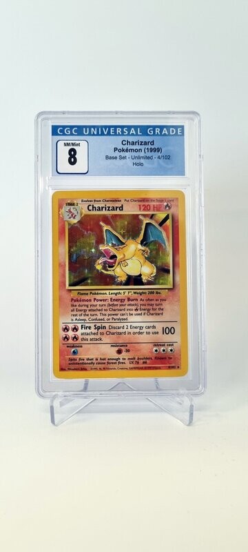 Charizard Base Unlimited HOLO 1999 #4