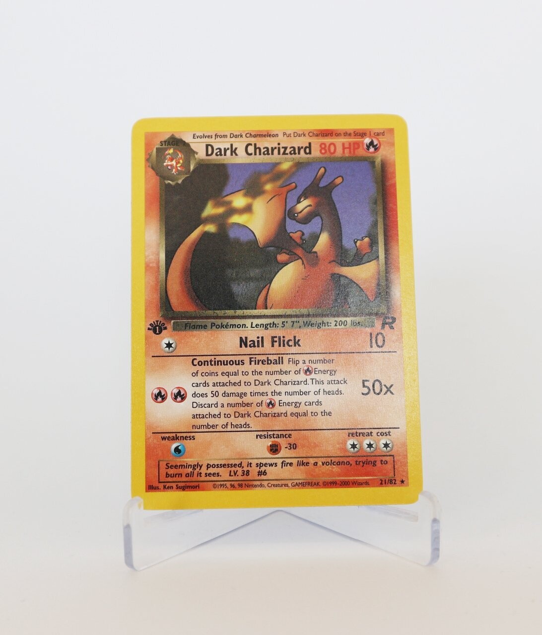 Dark Charizard 1st edition Non Holo