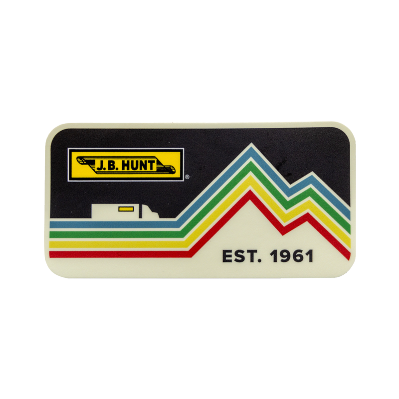 Retro Stripe 1961 Sticker