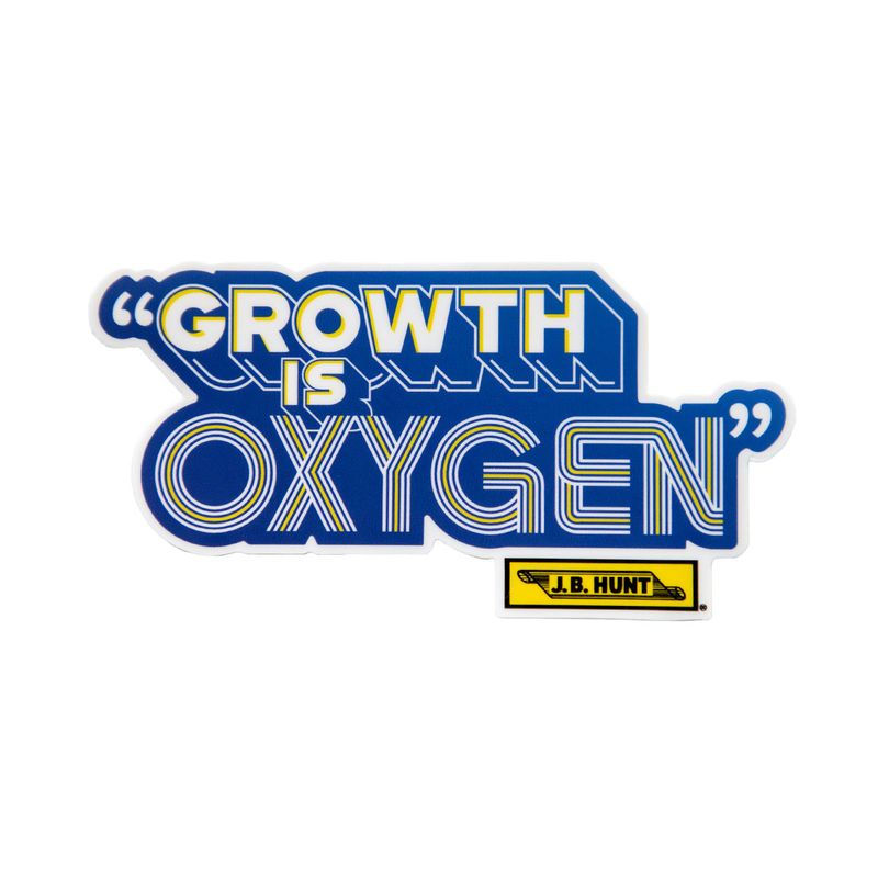 Growth is Oxygen Sticker
