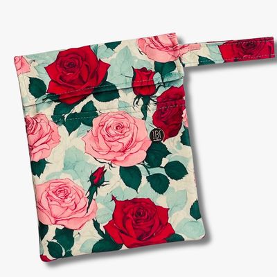 FUNDA PARA LIBROS ECO | ROSAS ROSAS Y ROJAS