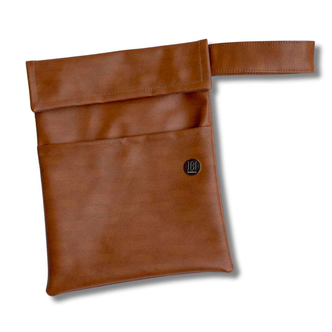 FUNDA PARA LIBROS GOLD | MIEL | CUERO VEGANO