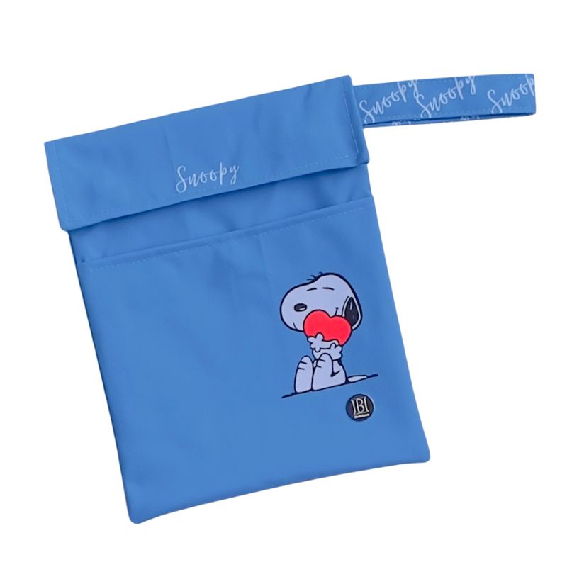 FUNDA PARA LIBROS GOLD |  SNOOPY Y LIBROS  | LONA