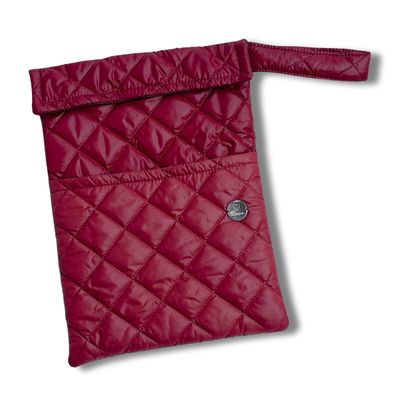 FUNDA PARA LIBROS GOLD |VINOTINTO| ACOLCHADO/ANTIFLUIDO