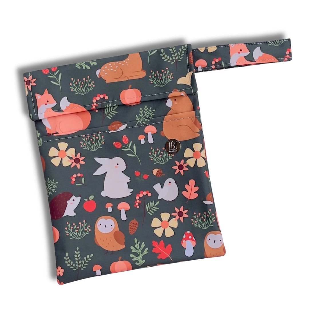 FUNDA PARA LIBROS GOLD | ANIMALITOS Y PLANTAS | LONA