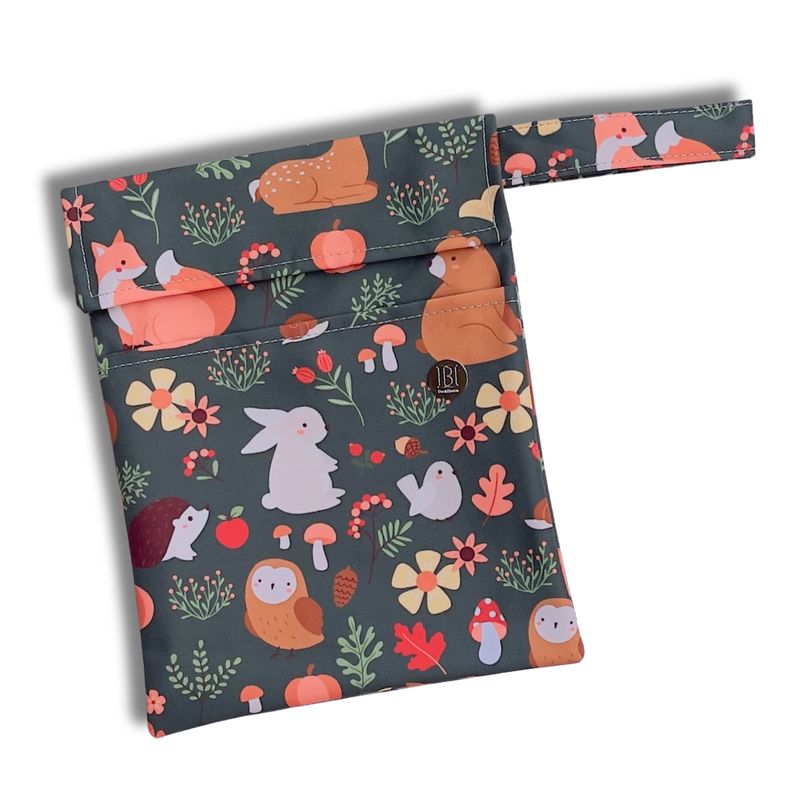 FUNDA PARA LIBROS GOLD | ANIMALITOS Y PLANTAS | LONA