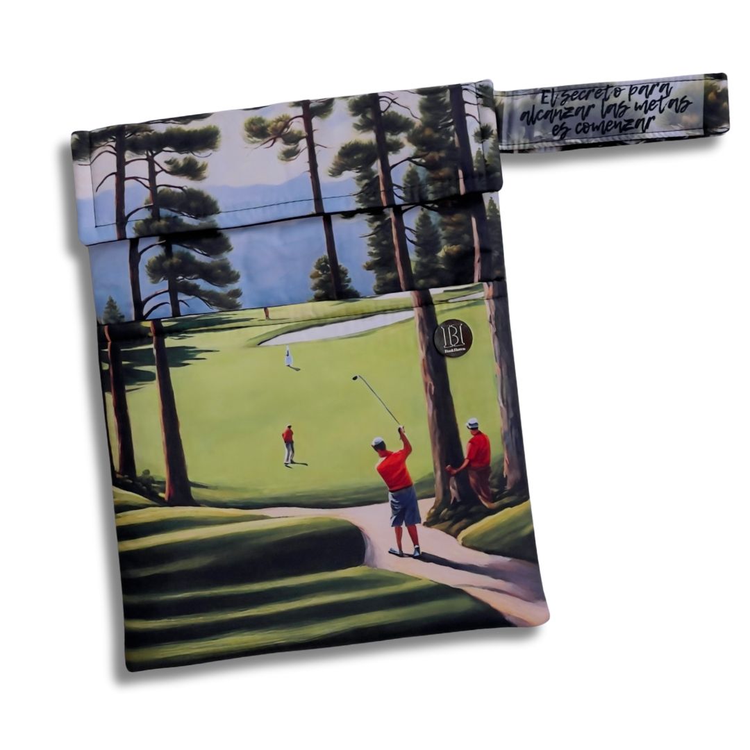 FUNDA PARA LIBROS ECO | GOLF| DEPORTES |ANTIFLUIDO/ACOLCHADA